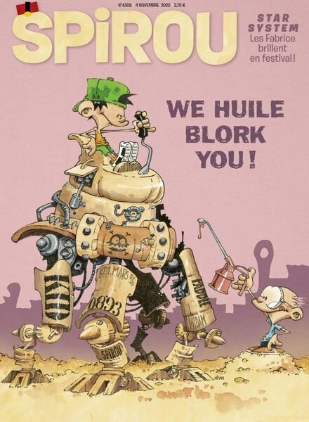 Le Journal de Spirou – 4 Novembre 2020 Cover