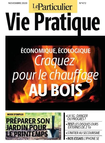 Le Particulier Vie Pratique – Novembre 2020 Cover