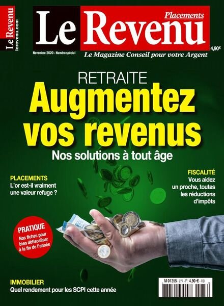 Le Revenu Placements – Novembre 2020 Cover