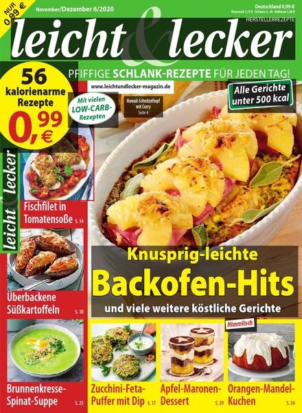 Leicht & Lecker – November-Dezember 2020 Cover