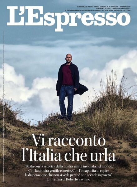 L’Espresso – 1 Novembre 2020 Cover