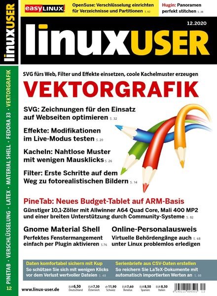 LinuxUser – Dezember 2020 Cover