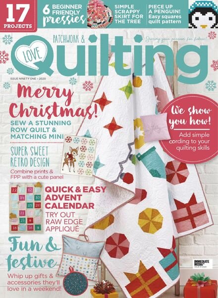 Love Patchwork & Quilting – November 2020 Cover