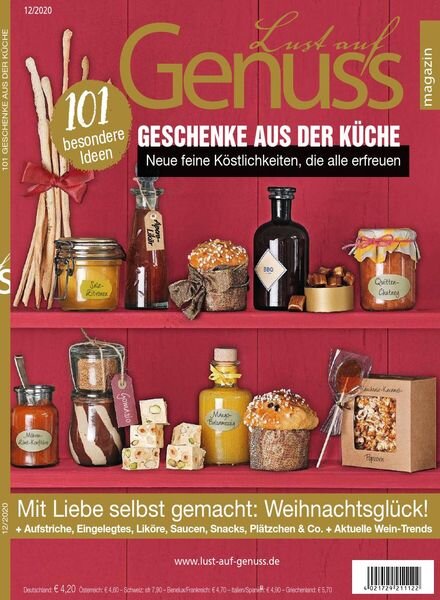 Lust auf Genuss – Dezember 2020 Cover