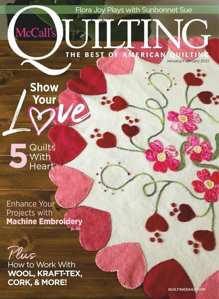 McCall’s Quilting – January-February 2021 Cover