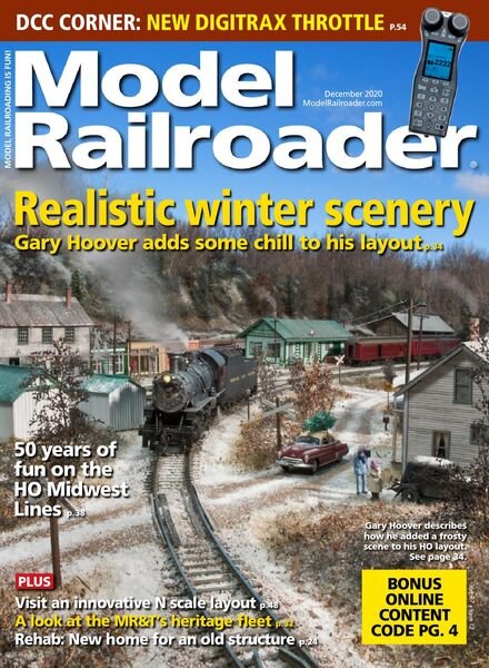 Model Railroader – December 2020 Cover