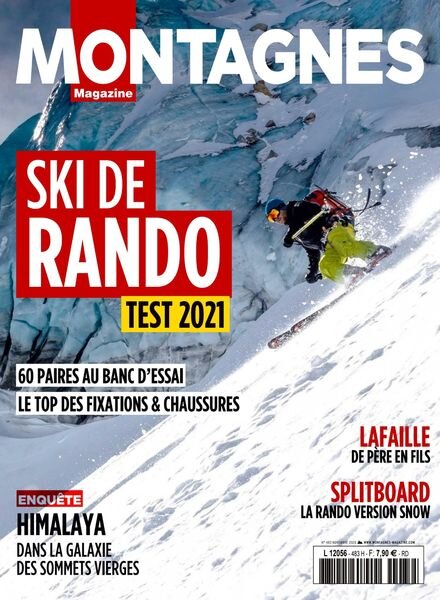 Montagnes Magazine – Novembre 2020 Cover