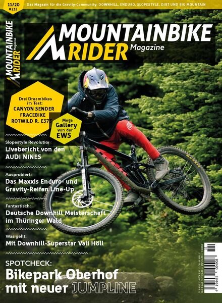 Mountainbike Rider – November 2020 Cover