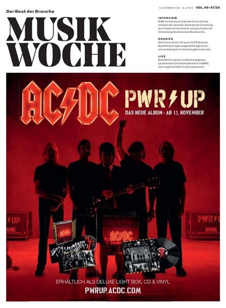 MusikWoche – 09 November 2020 Cover