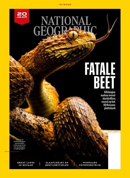 National Geographic Netherlands – december 2020 Cover