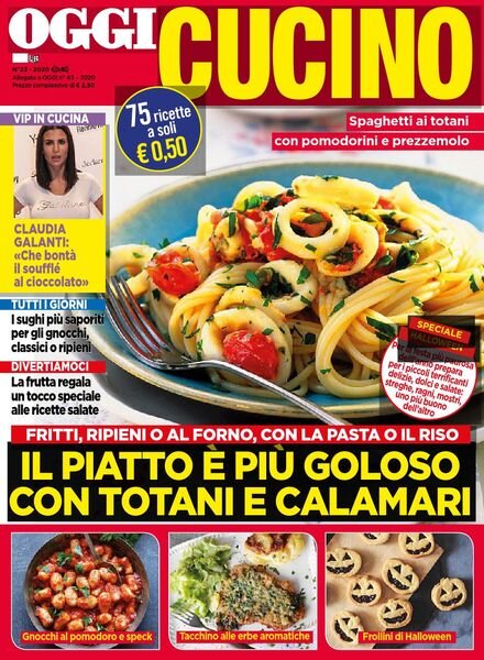 Oggi Cucino – 29 ottobre 2020 Cover
