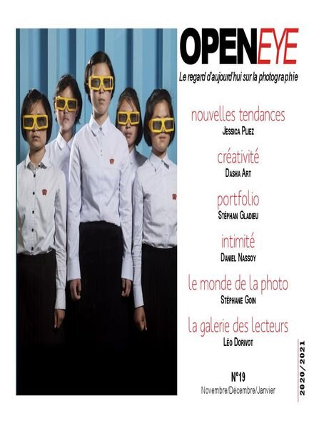 OPENEYE Magazine – Novembre-Decembre-Janvier 2020-2021 Cover