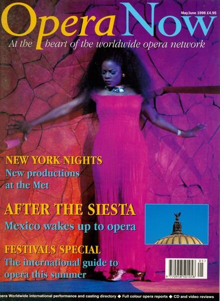 Opera Now – May-June 1998 Cover