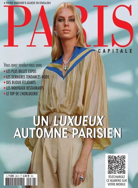 Paris Capitale – Octobre-Novembre 2020 Cover
