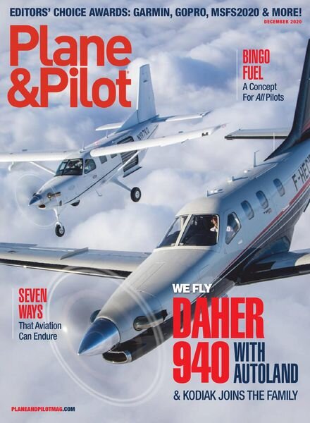 Plane & Pilot – December 2020 Cover