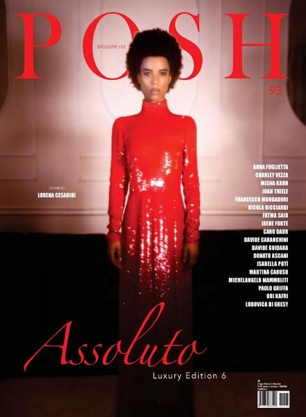 Posh Magazine – Ottobre-Novembre 2020 Cover