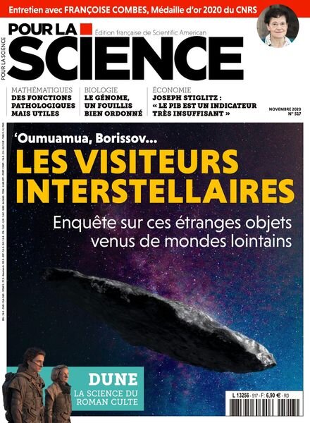 Pour la Science – Novembre 2020 Cover