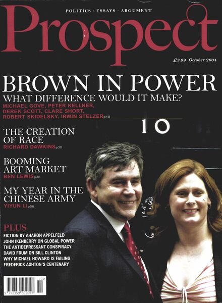 Prospect Magazine – October 2004 Cover