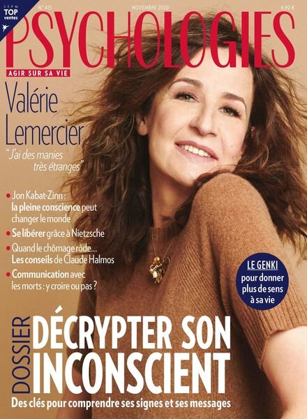 Psychologies France – Novembre 2020 Cover
