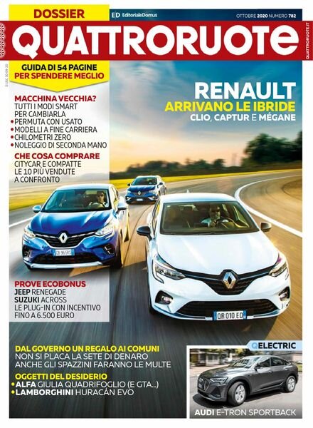 Quattroruote Italia – ottobre 2020 Cover