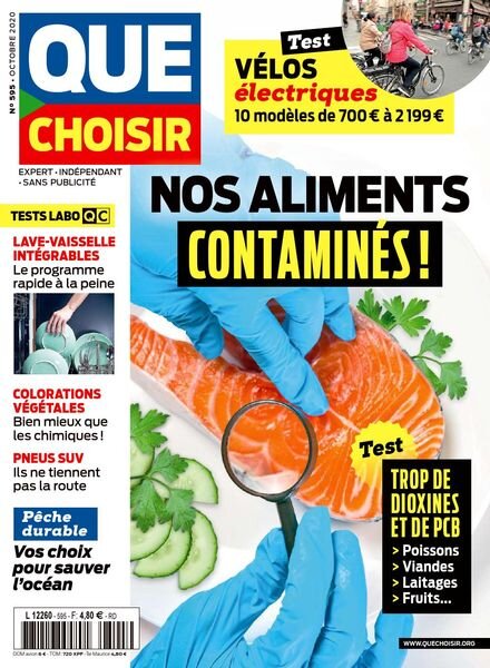Que Choisir – Octobre 2020 Cover
