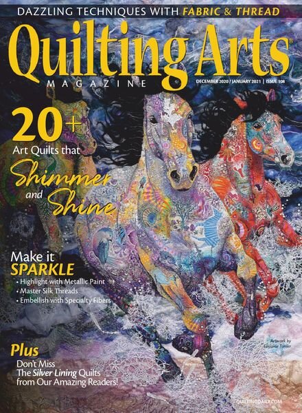 Quilting Arts – December-January 2020 Cover