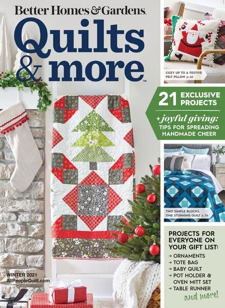 Quilts and More – October 2020 Cover