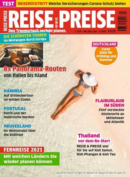 Reise und Preise – November 2020 – Januar 2021 Cover