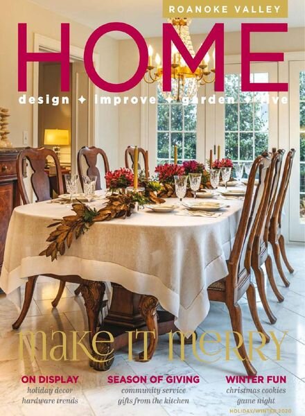 Roanoke Valley Home – Winter 2020 Cover