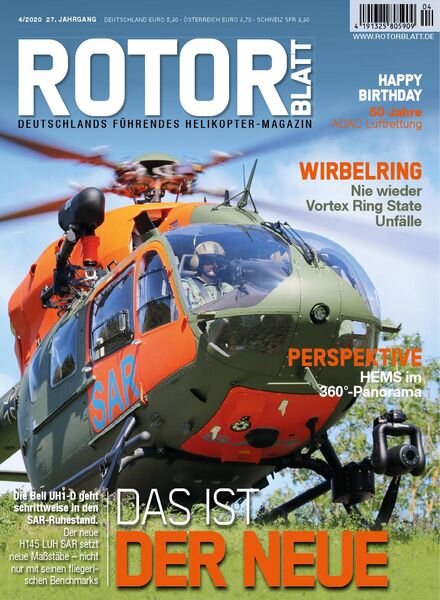 Rotorblatt – Nr.4 2020 Cover