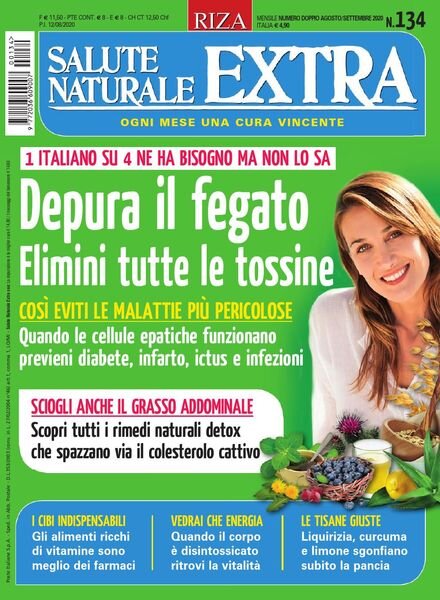 Salute Naturale Extra – Agosto 2020 Cover