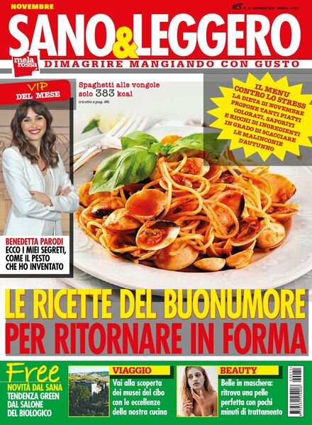 Sano & Leggero – novembre 2020 Cover