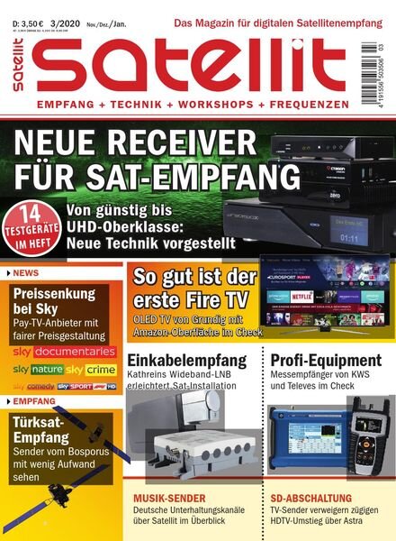 Satellit – November 2020 – Januar 2021 Cover