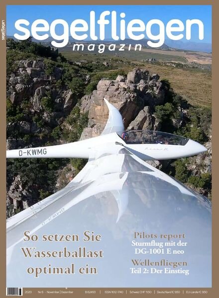 Segelfliegen – November-Dezember 2020 Cover