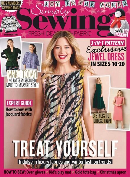 Simply Sewing – December 2020 Cover
