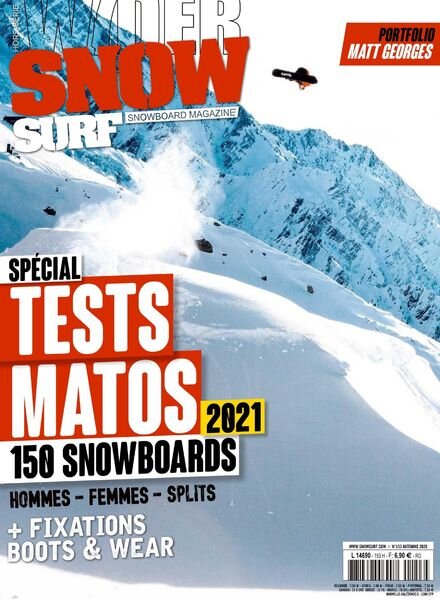 Snowsurf Magazine – Hors-Serie – Automne 2020 Cover