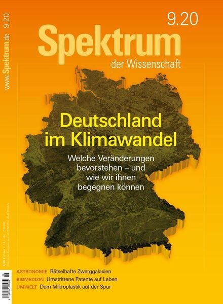 Spektrum der Wissenschaft – September 2020 Cover
