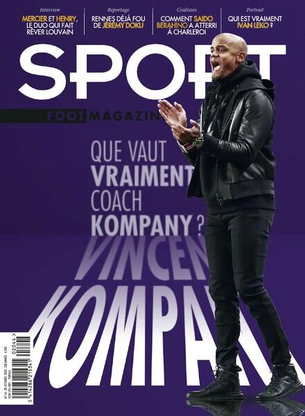 Sport Foot Magazine – 28 Octobre 2020 Cover