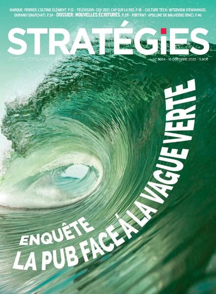 Strategies – 15 Octobre 2020 Cover