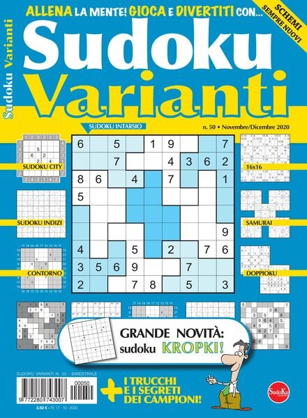 Sudoku Varianti – Novembre-Dicembre 2020 Cover