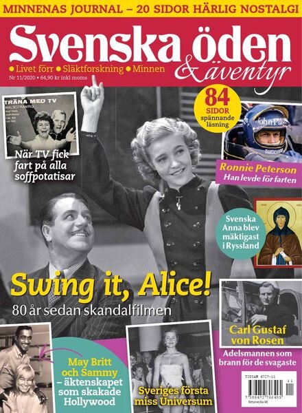 Svenska Oden & aventyr – oktober 2020 Cover