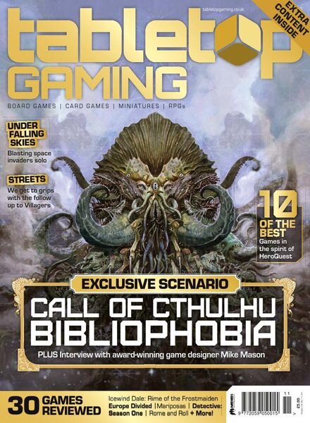 Tabletop Gaming – November 2020 Cover