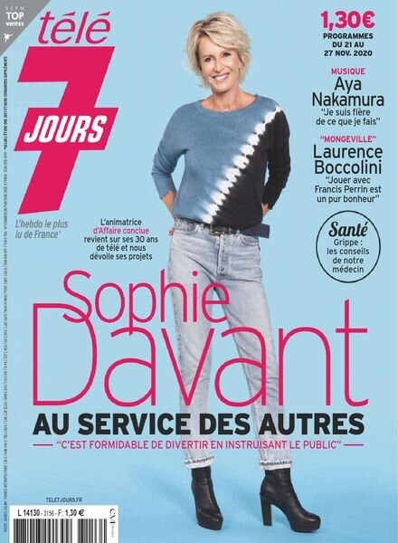 Tele 7 Jours – 21 novembre 2020 Cover