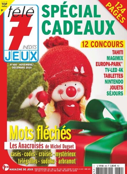 Tele 7 Jours Jeux – Novembre-Decembre 2020 Cover