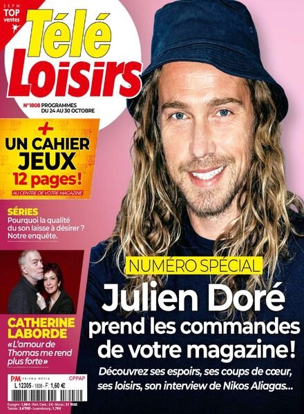 Tele Loisirs – 19 Octobre 2020 Cover