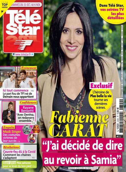 Tele Star – 26 Octobre 2020 Cover
