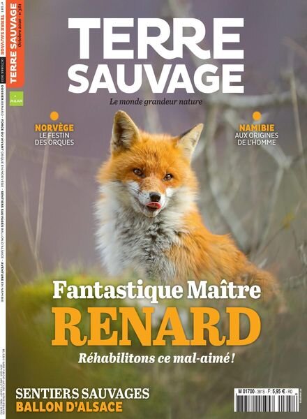 Terre Sauvage – Octobre 2020 Cover