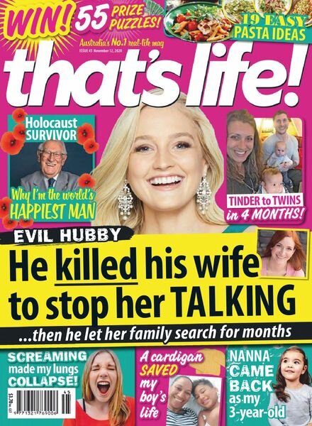 that’s life! – November 12, 2020 Cover