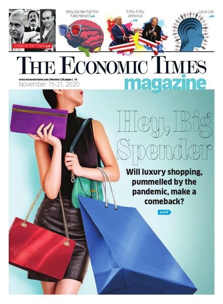 The Economic Times – November 15, 2020 Cover