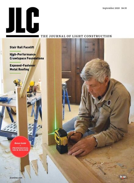 The Journal of Light Construction – September 2020 Cover